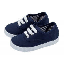 Blue Canvas sneakers Sneakers Laces
